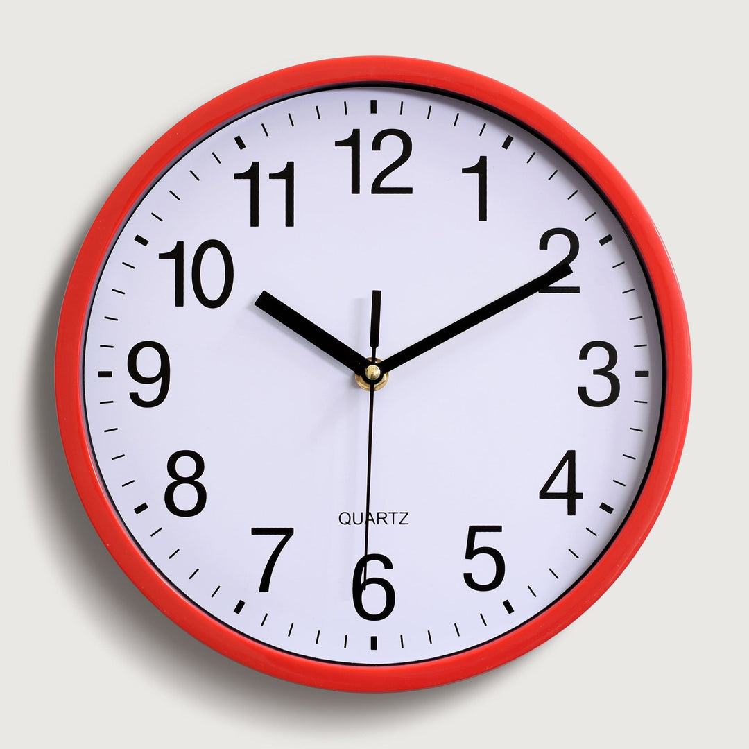 Lisslune | Classroom Children's Room Silent Wall Clock 10 Inch