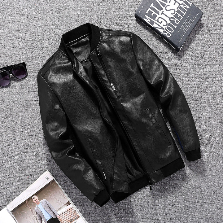 Men's biker jacket in modern design with practical pockets Lisslune