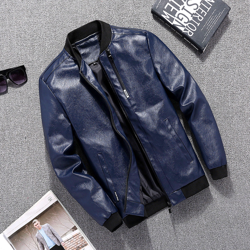 Men's biker jacket in modern design with practical pockets Lisslune