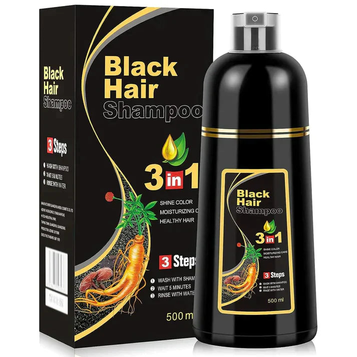 Lisslune | BLACK HAIR DYE SHAMPOO (AYURVEDIC NO SIDE EFFECT)