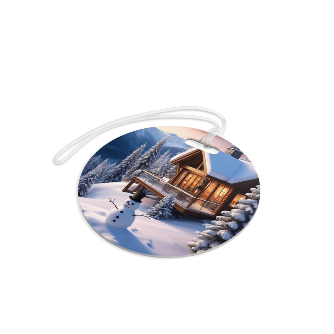 Lisslune | Festive Puppy Travel Tag for Vacation Adventurers