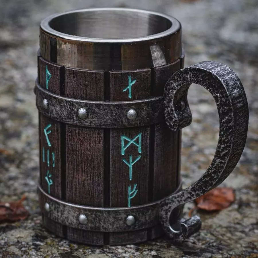Lisslune | Viking Barrel Mug(Large:550ml)