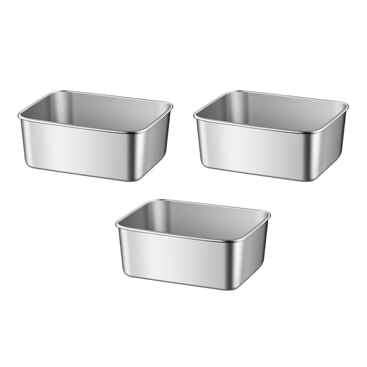 Lisslune | Stainless Steel Food Storage Container with Lid, Lunch, Snack Storage Box