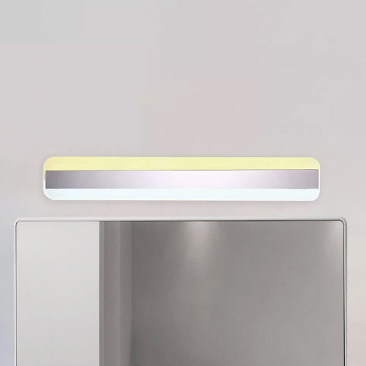 Lisslune | 31.5"/39"/47" Width linear makeup mirror light modern acrylic LED bathroom light above the mirror with reflector