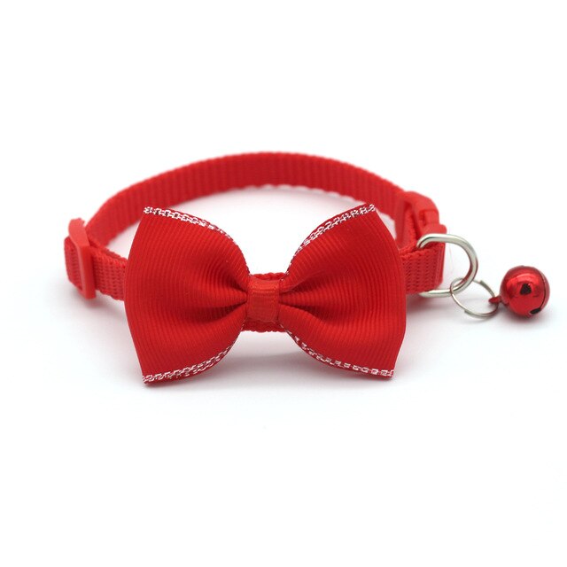 Lisslune | Bow and Bell Plush Collar