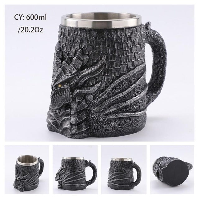 Lisslune | Fantasy Adventure Resin / Stainless Steel Mug