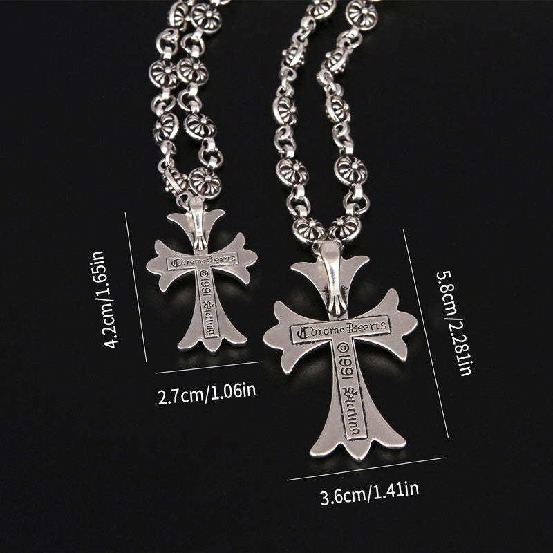 Lisslune | Gothic Cross Pendant Necklace