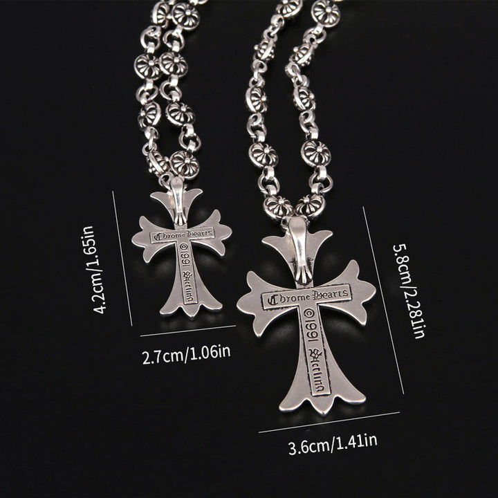 Lisslune | Gothic Cross Pendant Necklace