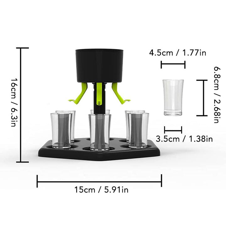 Lisslune | Shot glass dispenser and holder