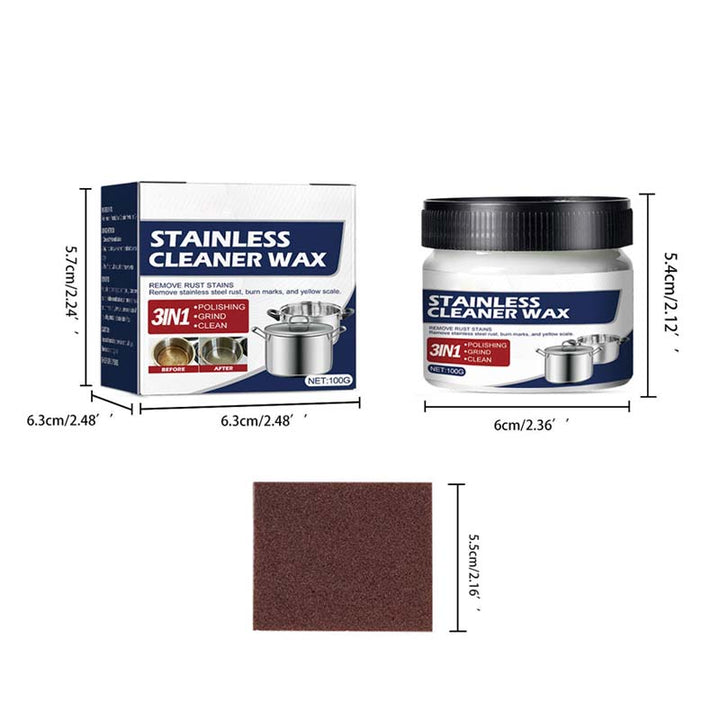 Lisslune | Magic Nano Stainless Steel Cleaning Paste Wax