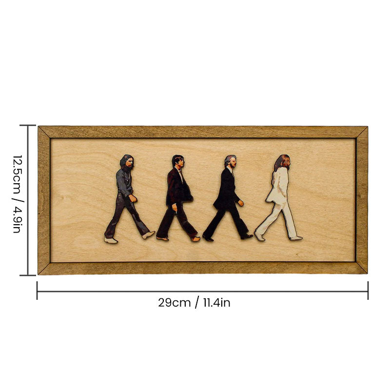Lisslune | Framed Abbey Road Portrait of the Beatles