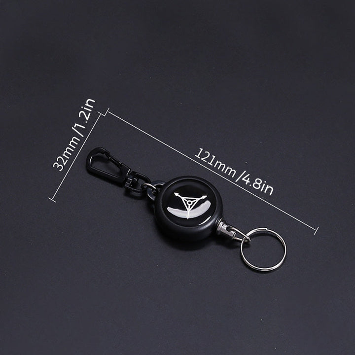 Lisslune | Keychain with retractable wire cable