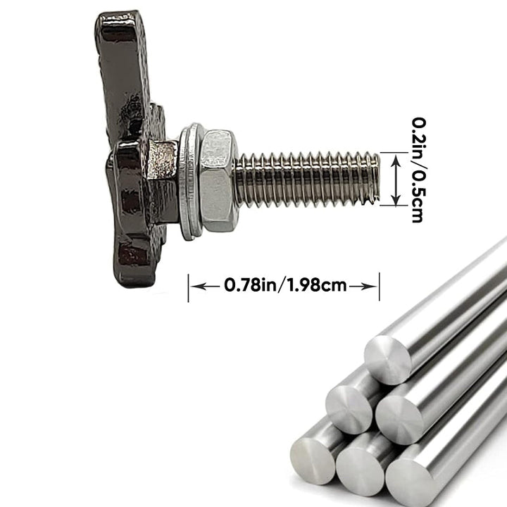 Lisslune | Funny Metal Finger Bolts (4 pieces)