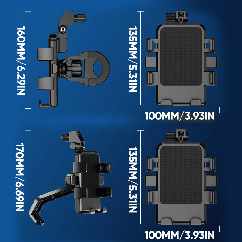 Lisslune | Motorcycle Phone Holder with Umbrella