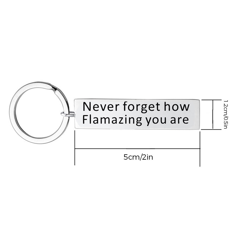Lisslune | Inspiring keychain made of stainless steel