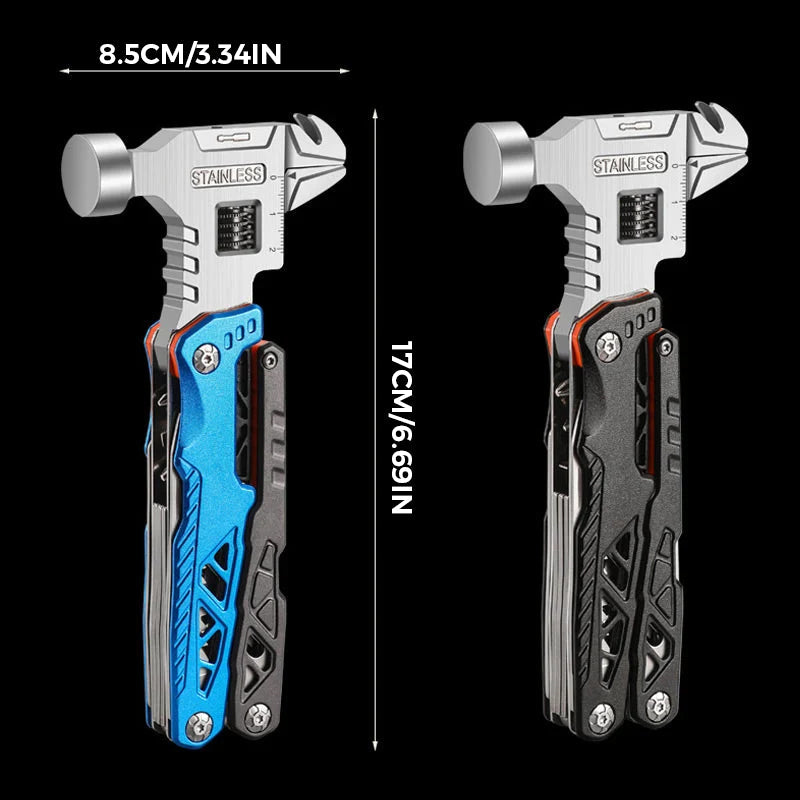 Skorter | Multifunctional Stainless Steel Folding Body Ball Hammer