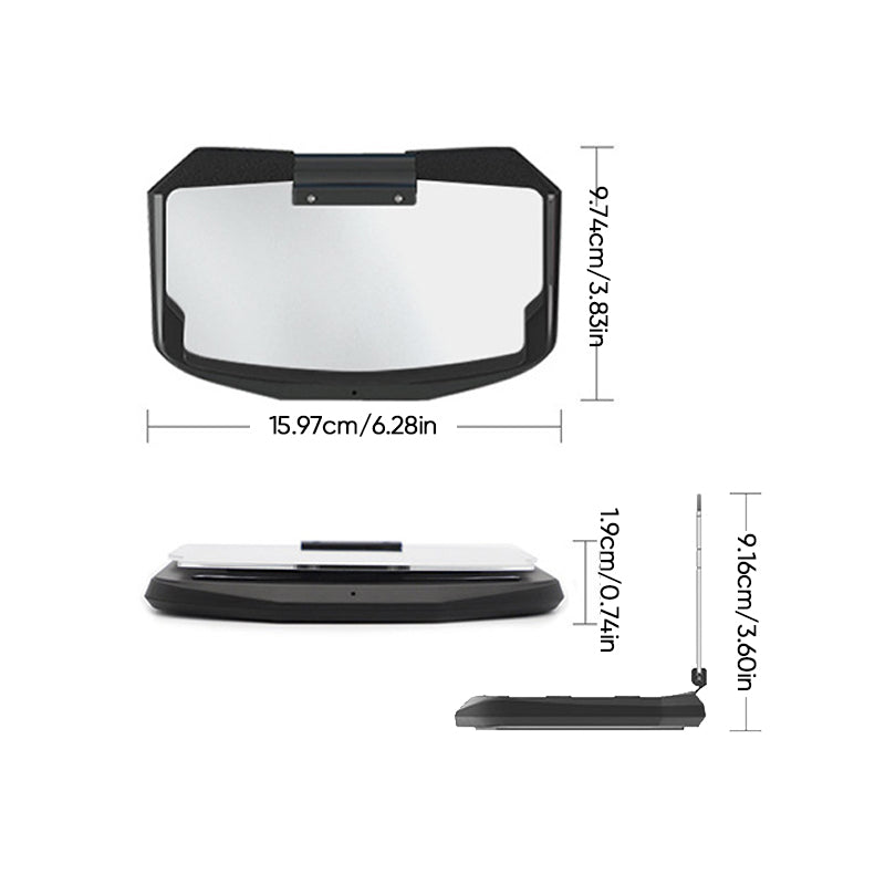 Lisslune | HUD navigation projector with wireless charging function