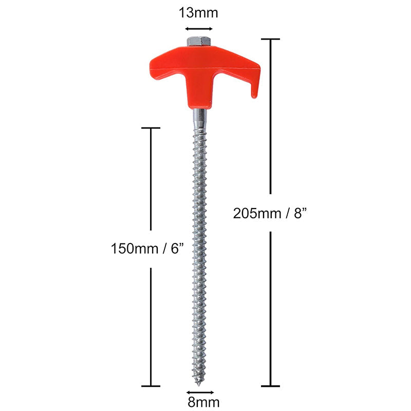 Lisslune | Luminous Carbon Steel Hexagonal Spiral Fluorescent Nail