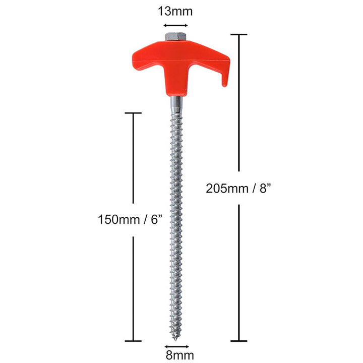 Lisslune | Luminous Carbon Steel Hexagonal Spiral Fluorescent Nail