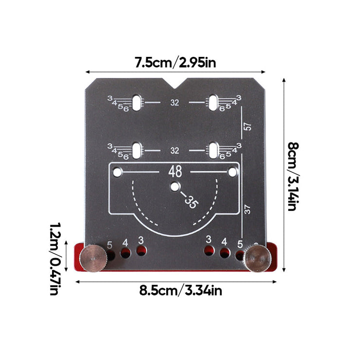 Lisslune | 35mm Hinge Punch Locator