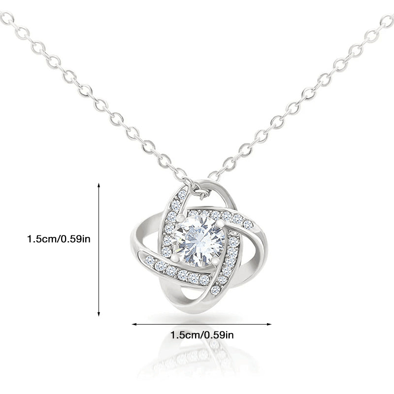 Lisslune | To my daughter dear knot necklace
