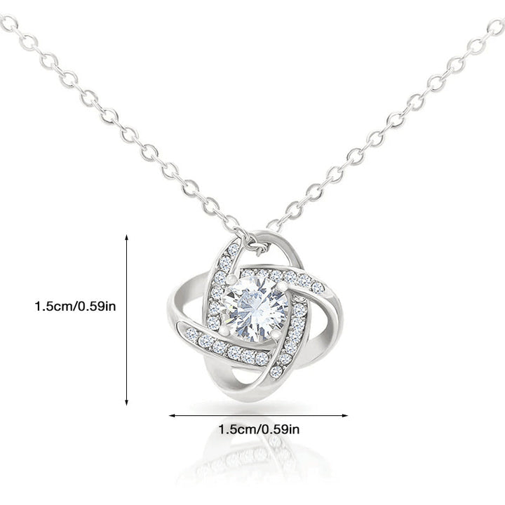 Lisslune | To my daughter dear knot necklace