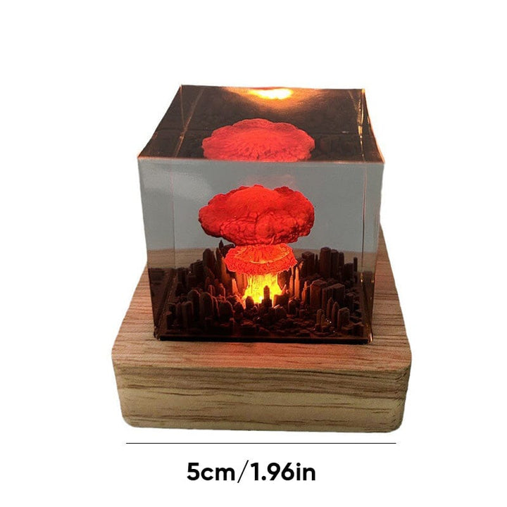 Lisslune | Resin lamp with explosive bombs