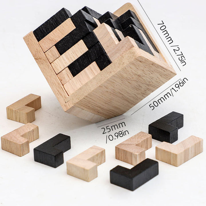Lisslune | Wood intelligence toy brain teaser game