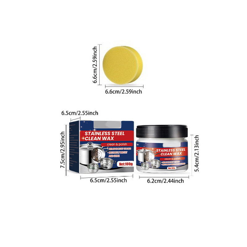 Lisslune | Stainless Steel Stain Cleaning Wax