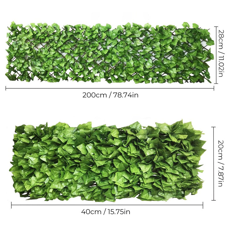 Lisslune | Expandable Faux-Privacy Fence