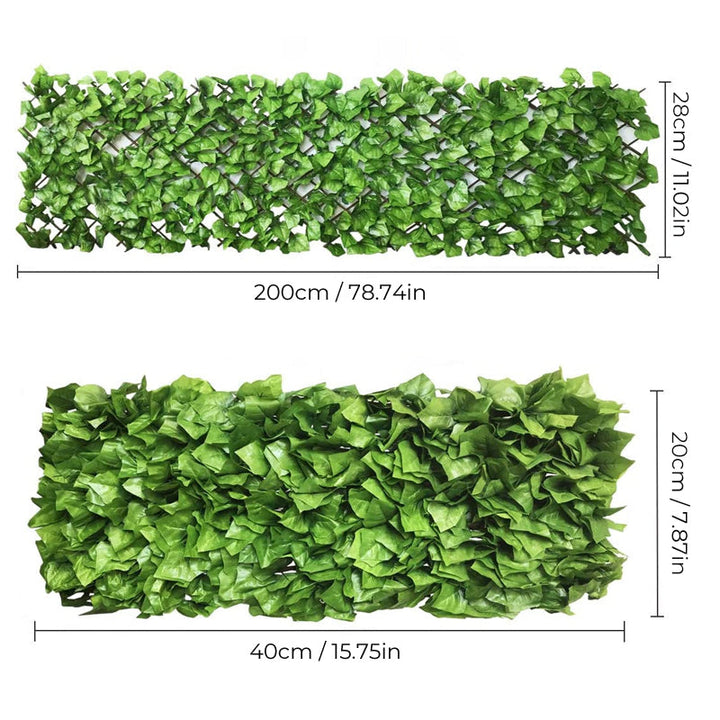 Lisslune | Expandable Faux-Privacy Fence