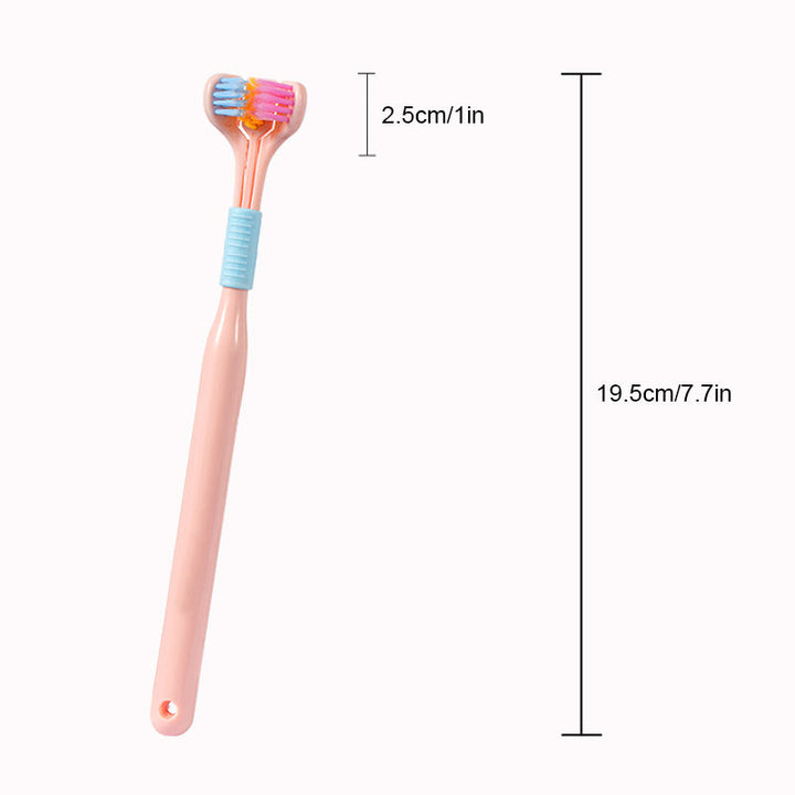 Lisslune | Three-sided toothbrush