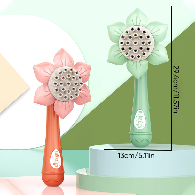 Lisslune | Sunflower Shape 23-Hole Bubble Machine