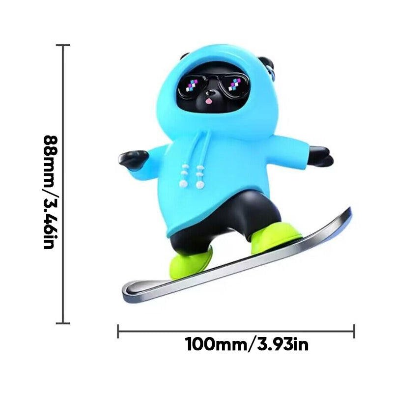 Lisslune | Skateboarding Bears Car Decoration