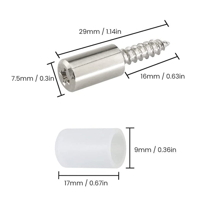 Lisslune | Self-tapping integrated screw laminate holder