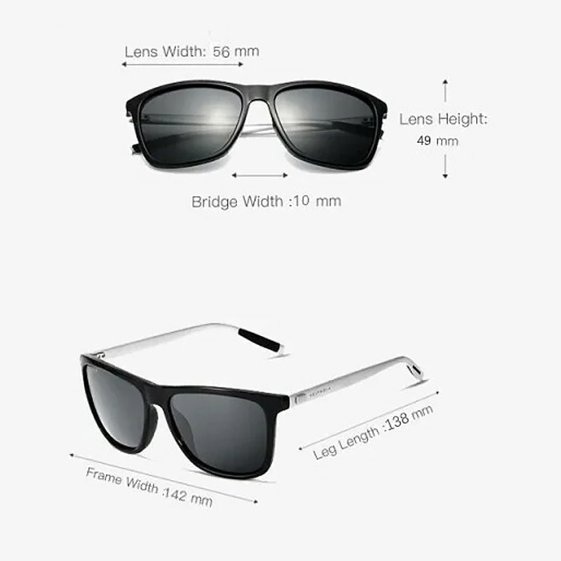 Lisslune | Polarized Sunglasses with Aluminum-Magnesium Frame