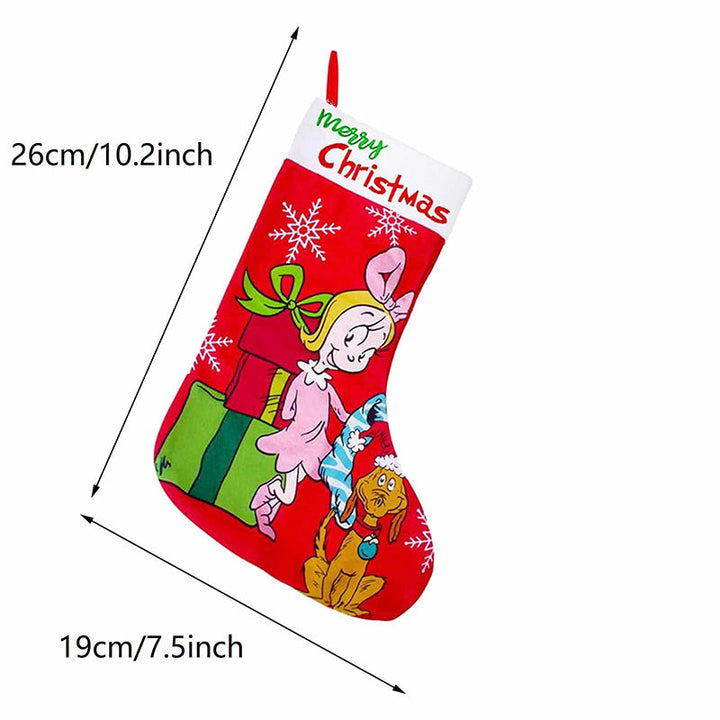 Lisslune | Green Christmas Stockings Christmas Decorations