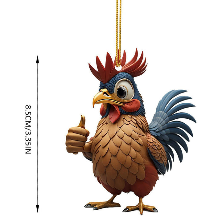 Lisslune | Cartoon Rooster Decorative Ornaments