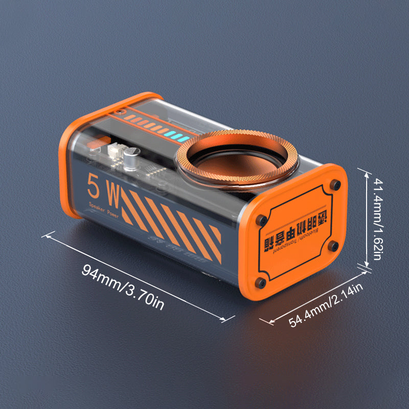Lisslune | Transparent wireless Mecha Bluetooth speaker