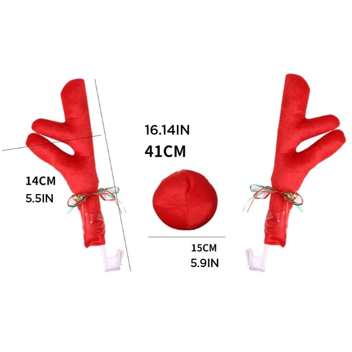 Lisslune | Premium Reindeer Car Kit Antlers