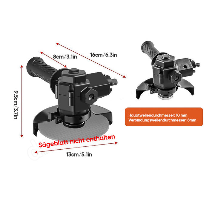 Lisslune | Converter head for angle grinder