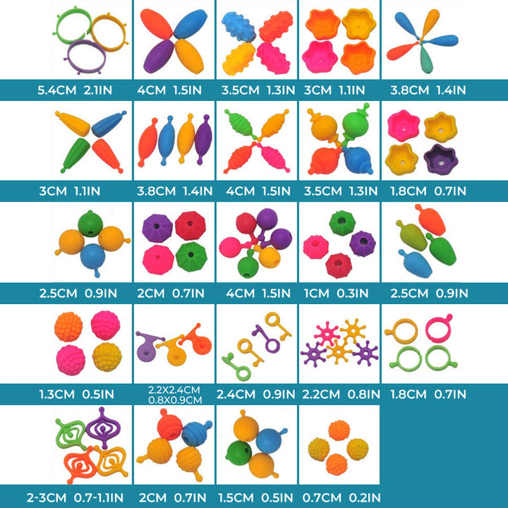 Lisslune | Pop beads for children's jewelry making