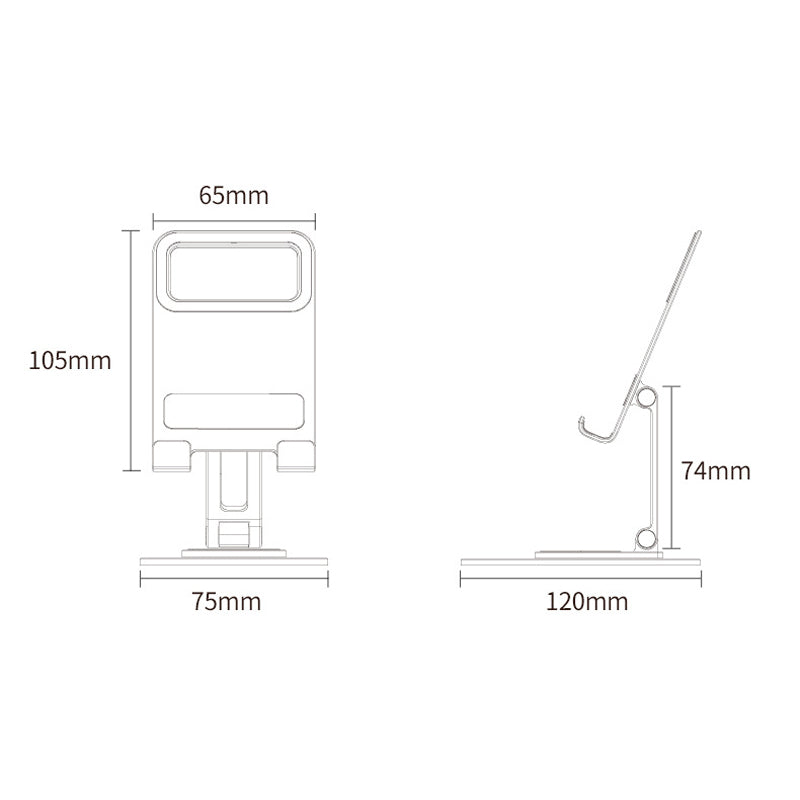 Lisslune | Tablet Holder 360 Rotation Adjustable Foldable Holders