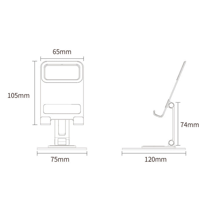 Lisslune | Tablet Holder 360 Rotation Adjustable Foldable Holders