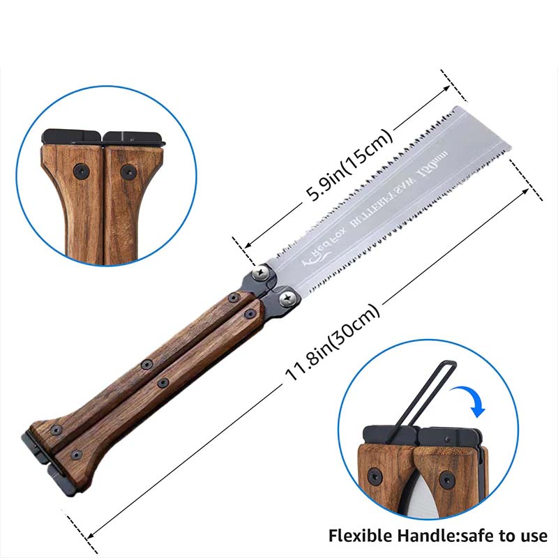 Lisslune | Portable Foldable Double-Sided Saw