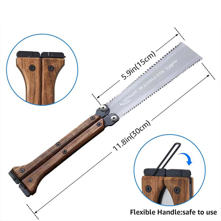 Lisslune | Portable Foldable Double-Sided Saw