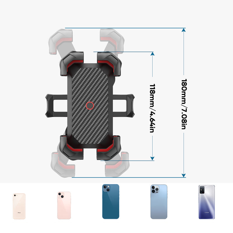 Lisslune | Universal Bike Phone Holder with 360° View