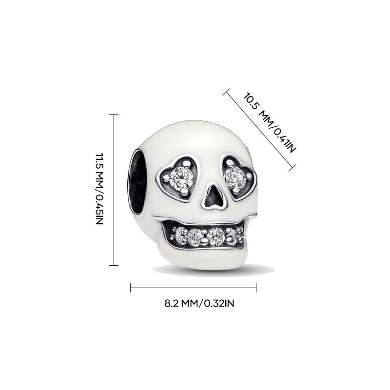 Lisslune | Shining Glitter Skull Pendant