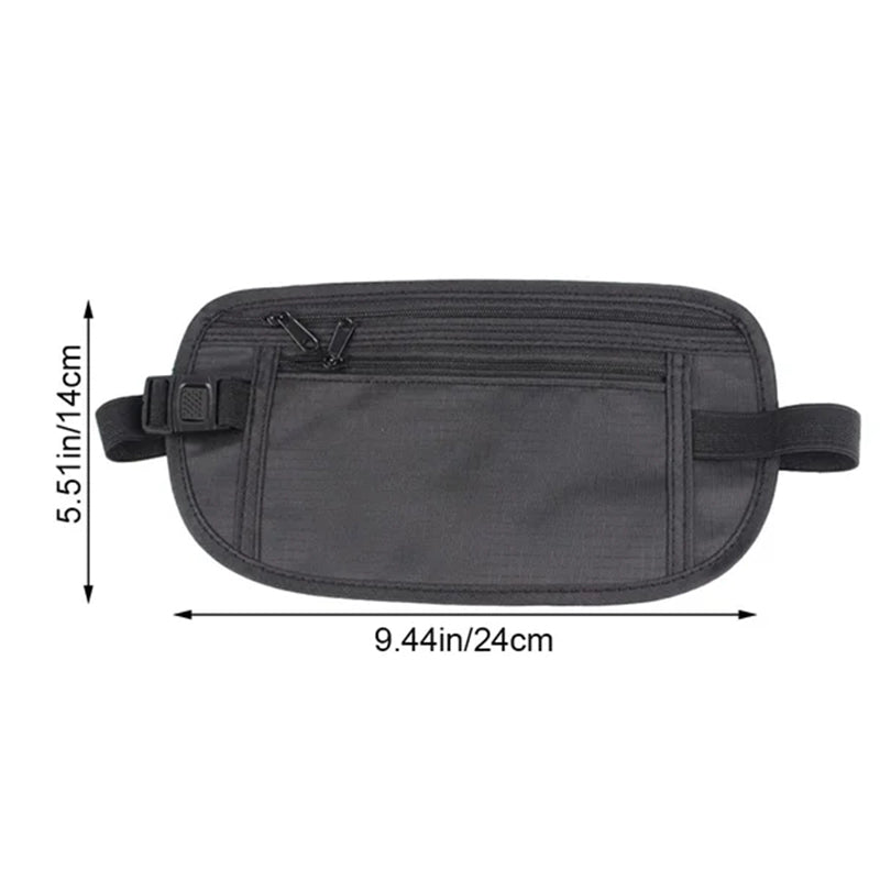 Lisslune | Sport Hip Bag Adjustable with Zipper Pockets