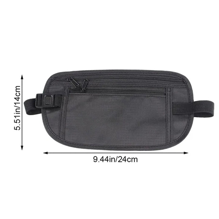 Lisslune | Sport Hip Bag Adjustable with Zipper Pockets